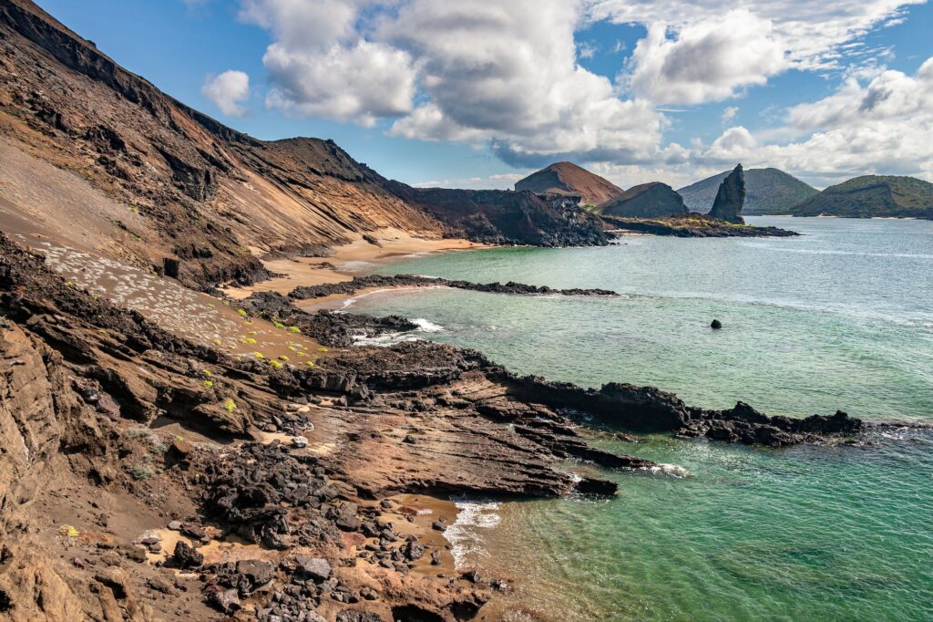 Pinnacle Rock and the volcanic landscape - Bartolome - Galapagos Islands